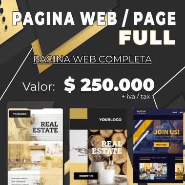 Creación de Paginas Web Profesional – Full