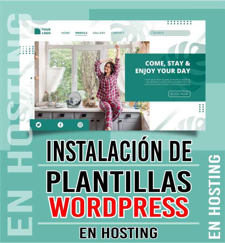 Plantilla e Instalación y Soporte de Plantilla WordPress