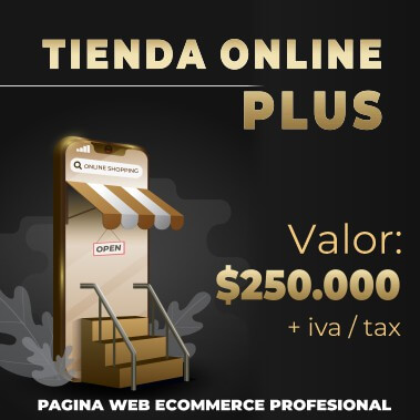 Creación de Tienda Online – Web Ecommerce Profesional – Plus